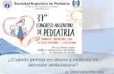 ' Prevención , Detección y abordaje del maltrato infantil ... CONARPE... · iii congreso interamericano de medicina de emergencias v congreso argentino de medicina de emergencias.