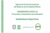 Presentación de PowerPoint...Agencia de Protección Sanitaria del Gobierno de la Ciudad de México • Detectar a personas que presenten síntomas como fiebre, tos y/o estornudo,