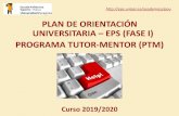 PLAN DE ORIENTACIÓN UNIVERSITARIA – EPS (FASE I) PROGRAMA TUTOR-MENTOR ...eps.unizar.es/sites/eps.unizar.es/files/users/ccano/pouy/2019-20/... · AULA DIBUJO - GUARA. AULA INFORMÁTICA