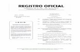 SUMARIO - deloitte.com...739, publicado en el Registro Oficial No. 570 del 21 de agosto de 2015. Art. 4. - La Coordinación General Jurídica de este Ministerio, inscribirá en el