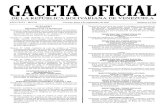 GACETA OFICIAL Nº 41.228 del 4 de Septiembre de 2017 · 2017-09-06 · 437.478 GACETA OFICIAL DE LA REPÚBLICA BOLIVARIANA DE VENEZUELA Lunes 4 de septiembre ... RESOLUCIÓN N°