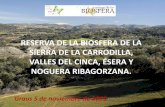 Presentación de PowerPoint - Aragonaragonparticipa.aragon.es/sites/default/files/presentac...Biosfera Gerente Reserva de la Biosfera Mancomunidad Sierra de las Nieves 15 TRABAJO REALIZADO