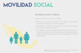 Movilidad social en MéxicoEn movilidad educativa • México ha sido exitoso en expandir la cobertura educativa ... • La deserción escolar entre jóvenes es elevada en los ...