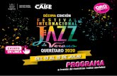 Programa FIJV 2020 - culturaqueretaro.gob.mxculturaqueretaro.gob.mx/iqca/admin/galmultimed/... · NES 13 11:00 h CONFERENCIA El jazz frente a la vida A cargo de Bruno Sánchez Quiroga