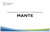 UBICACIÓN DE OFICINAS POR COORDINACIÓN: MANTE · 2018-10-26 · coordinaciÓn mante unidad direcciÓn horario de oficina coordinaciÓn regional del sistema penal acusatorio y oral