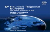 9.a Reunión Regional Europea€¦ · 3.5.asto en protección social y gasto público total como porcentaje del PIBG.. 75 3.6.ambios proyectados de la parte correspondiente al gasto