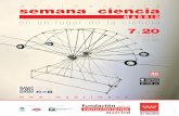 decimosexta semana ciencia - Universidad a … SEMANA...noviembre 2016 7 al 20 en un lugar de la ciencia semana de la ciencia decimosexta MADRID colaboran patrocina organizan con ocimi
