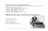 Manual de instrucciones - Cuiddo.escuiddo.es/docs/accesibilidad/silla-salvaescaleras-liftkar-manual.pdf · 3.3 Modelo PT-Universal para varios tipos de silla de ruedas Este modelo