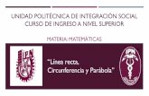 UNIDAD POLITÉCNICA DE INTEGRACIÓN SOCIAL CURSO DE …upiscecyt14.mx/cursons/files/MATEMATICAS-NS-28-03-2020.pdf · 24.- Determinar la ecuación de la circunferencia que pasa por