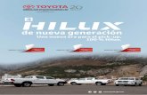 El de nueva generación - Toyota GibCaracterísticas incluidas en los nuevos modelos de 2016 En esta defensa se pueden montar cabestrantes, luces adicionales, ... TGS Hilux brochure