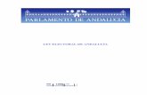 Ley Electoral de Andalucíamod).pdf · • Ley 18/2003, de 29 de diciembre, por la que se aprueban medidas fiscales y administrativas, publicada en el BOPA nœm. 612, de 30 de diciembre