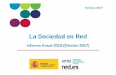 La Sociedad en Red³n...2 El Informe Anual “La Sociedad en Red” llega este año a su décima edición. Esta publicación realiza un análisis exhaustivo de los principales indicadores