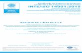 Teradyne Cost Rica ISO Certification...INTE/ISO 14001:2015 Sistemas de gestión ambiental. Requisitos con orientación para su uso. La Asociación Instituto de Normas Técnicas de
