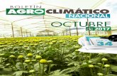 Aclímate Colombia - - NACIONAL OCTUBRE...Boletín Nacional Agroclimático - Octubre 20176 OCTUBRE: Se estima un comportamiento ligeramente por debajo de lo normal en los municipios