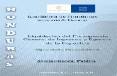 Tegucigalpa, M.D.C. Marzo, 2014 · La Secretaría de Estado en el Despacho de Finanzas (SEFIN), en cumplimiento a lo dispuesto en los Artículos 42, 43, 44, 53 y 100 de la Ley Orgánica