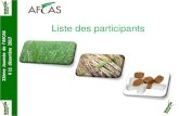 Liste des participants - AFCAS Assoafcas-asso.org/wp-content/uploads/2017/12/liste-des...11/12/2017 LISTE DE PARTICIPANTS 22EME JOURNEE AFCAS SOCIETE PRENOM NOM FONCTION BARRIQUAND