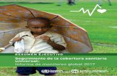 Seguimiento de la cobertura sanitaria universal4 Seguimiento de la cobertura Sanitaria uniserSalv in:orme de monitoreo global REUM E l informe conjunto de seguimiento de la cobertura