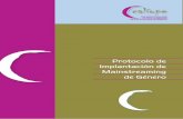 Protocolo de Implantación de Mainstreaming de Género · 2010-05-03 · La Estrategia de Lisboa, en conexión con los objetivos de cohesión social y de-sarrollo sostenible de Europa,