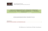 CICLO FORMATIVO GRADO MEDIO ^Sistemas Microinformáticos …iesalhama.es/data/documents/1SMR_19-20-AplicacionesOfimaticas.… · Programación Didáctica 3/28 APLICACIONES OFIMÁTICAS