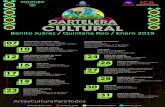 CARTELERA CULTURALicaqroo.com/gallery/cartelera cultural enero.pdf · PROYECTO NAHUAL (CDMX Proyecto FONCA) Casa de la Cultura Cancún 20:00hrs // Público en General Cuota de Recuperación
