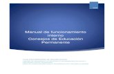 Manual de funcionamiento interno Consejos de Educación ... · El presente Manual de funcionamiento interno de los Consejos de Educación Permanente de la Caja Costarricense de Seguro