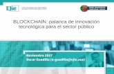 BLOCKCHAIN: palanca de innovación tecnológica para el sector … · 2018-01-24 · 12 Blockchain, Hito2 Y tras todo esto, ¿qué tal fue? Al principio bien: – 24 personas se dieron