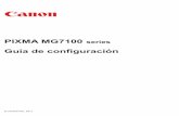 PIXMA MG7100 seriesgdlp01.c-wss.com/gds/1/0300012621/01/MG7100_NonPC_ES.pdfEn esta guía se proporciona información para configurar una conexión de red para la impresora. Conexión