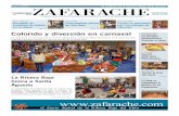 Periódico Zafarache 48 · La mayoría de los municipios de la comarca celebraron su particular fiesta de carnaval. Como todos los años, originales disfraces llenaron de color las
