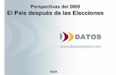 Perspectivas del 2009 El País después de las Eleccionesservicios.iesa.edu.ve/portal/Presentaciones/perspectivasDATOS.pdf · Fuente BCV, IPC caracas 9INPC Enero- Septiembre 2008: