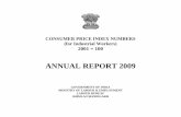 ANNUAL REPORT 2009 - Labour Bureau Chandigarhlabourbureaunew.gov.in/UserContent/CPI_AR_IW_2009.pdfCONSUMER PRICE INDEX NUMBERS (for Industrial Workers) 2001 = 100 ANNUAL REPORT 2009