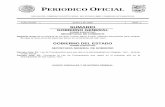GOBIERNO DEL ESTADOpo.tamaulipas.gob.mx/wp-content/uploads/2019/10/Sumario... · 2019-10-29 · PERIODICO OFICIAL ORGANO DEL GOBIERNO CONSTITUCIONAL DEL ESTADO LIBRE Y SOBERANO DE