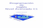 Programación de Inglés Nivel Avanzado C1€¦ · El Real Decreto 1041/2017, de 22 de diciembre fija los aspectos básicos del currículo de las enseñanzas de idiomas de régimen