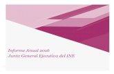 Informe Anual 2016 Junta General Ejecutiva del INE · 2017-04-06 · Informe anual 20167 de la Junta General Ejecutiva del INE Sesiones extraordinarias Mes Fecha y Hora Número de