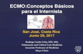ECMO:Conceptos Básicos para el Internista€¦ · ECMO:Conceptos Básicos para el Internista Rodrigo Cartín Ceba, MD, MSc Pulmonary and Critical Care Medicine Associate Professor