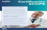 Certificación SCOPE - Medscape€¦ · Paso 1: Complete la Ruta de aprendizaje principal Todos los usuarios que deseen obtener la Certificación SCOPE deben completar la Ruta de