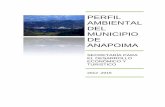 PERFIL AMBIENTAL DEL MUNICIPIO DE ANAPOIMA...ambiental en la gobernanza de los recursos naturales en el municipio de Anapoima. ESPECIFICOS Identificar y describir el estado actual