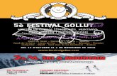 5è FESTIVAL GOLLUT · 2019-11-24 · cinquena. Després del salt endavant que va suposar la quarta edició, on el certamen va començar a ser més territorial, en la cinquena edició
