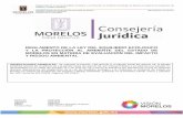 REGLAMENTO DE LA LEY DEL EQUILIBRIO ECOLOGICO Y LA ... · Reglamento de la Ley del Equilibrio Ecológico y la Protección al Ambiente del Estado de Morelos en Materia de Evaluación