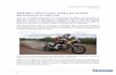 MICHELIN Y MARC COMA · 2015-05-19 · Pluricampeones en rallye-raid Cinco veces campeón del Dakar, seis del Mundial de Rallies Cross-Country, 31 victorias y 43 podios en 48 carreras