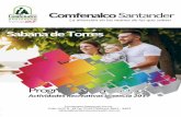 Programación Sabana de Torres - COMFENALCO Santander · 2019-05-02 · Programación Provincia Actividades Recreativas Vigencia 2019 Comfenalco Santander La diversión en las manos