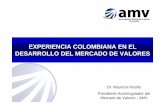 EXPERIENCIA COLOMBIANA EN EL DESARROLLO DEL MERCADO … · 2019-04-17 · valores, la BVC creo un sistema transaccional ... negociación y permitiendo que ésta se conozca sólo en