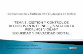 TEMA 3. GESTIÓN Y CONTROL DE RECURSOS EN INTERNET. …ocw.uc3m.es/periodismo/comunicaciony-participacion...tiene la gobernanza y el control de internet: la brecha digital entre regiones