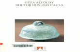 .. GEZA ALFOLDY DOCTOR HONORIS CAUSA · -9-No s'acaba aquí, pero, la tasca actual de Géza Alfoldy: és editor i ... yo, quien dirigió mi interés a la epigrafía e historia de