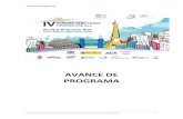 AVANCE DE PROGRAMA - Turismo para todos | …...Avance programa IV Congreso Internacional de Turismo para Todos- Avance programa 3 12:00 – 13:30 Talleres (3 y 4) en Salas Multiusos