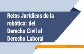 Retos Jurídicos de la robótica: del Derecho Civil al ... · Retos Jurídicos de la robótica: del Derecho Civil al Derecho Laboral Javier Ercilla García. VEHÍCULOS AUTÓNOMOS