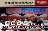 Ayahualolco · 2019-04-05 · Ayahualolco 4 NUESTROS DIRECTIVOS Un agradecimiento especial a las y los socios que fungen con la responsabilidad de Directivos, a ell@s nuestro más