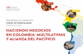 HACIENDO NEGOCIOS EN COLOMBIA: MULTILATINAS Y …economiayempresa.udp.cl/wp-content/uploads/2017/05/...FORMATO DEL CURSO Módulo 2 Programa de inmersión (study tour) ‘Haciendo Negocios