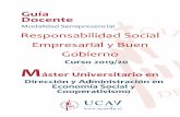 Empresarial y Buen Gobierno - UCAVILA · Módulo: Innovación, Emprendimiento, y ... Guía docente de de Responsabilidad Social Empresarial y Buen Gobierno . 4 . 4 ... sociales y