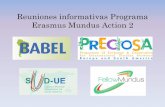 Reuniones informativas Programa Erasmus Mundus Action 2cooperacion.udelar.edu.uy/es/wp-content/uploads/...Universidades y consorcios por países Alemania Technische Universität Berlin