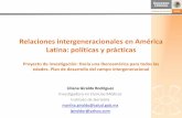 Relaciones intergeneracionales en América Latina ...envejecimiento.sociales.unam.mx/presentaciones/inger.pdf · Facilitar la comunicación efectiva y afectiva entre jóvenes y adultos